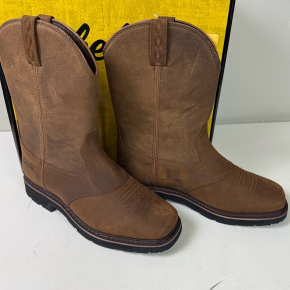 Cabela’s Pinedale Square Toe Leather Boots NIB New Men’s 13 - Picture 5 of 11